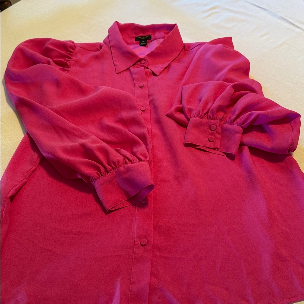 Ann Taylor Pink Blouse